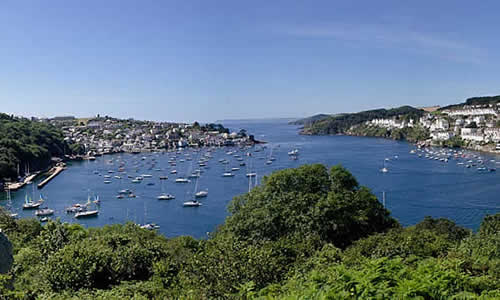 Fowey Estuary looking out to sea (photo by kind permission of Paul Jenkins)